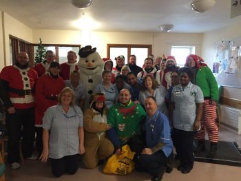 Christmas came early for patients at brain injury unit