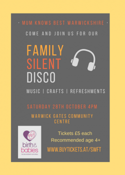 You are invited to a Family Silent Disco Charity Event