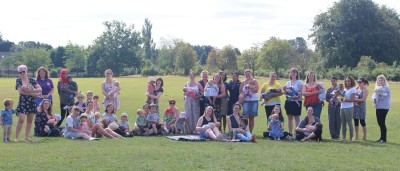 The Big latch in the Memorial Park in Coventry with the Association of Breastfeeding Mothers.jpg